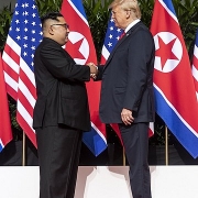 Denuclearisation: Kim and Trump shake hands